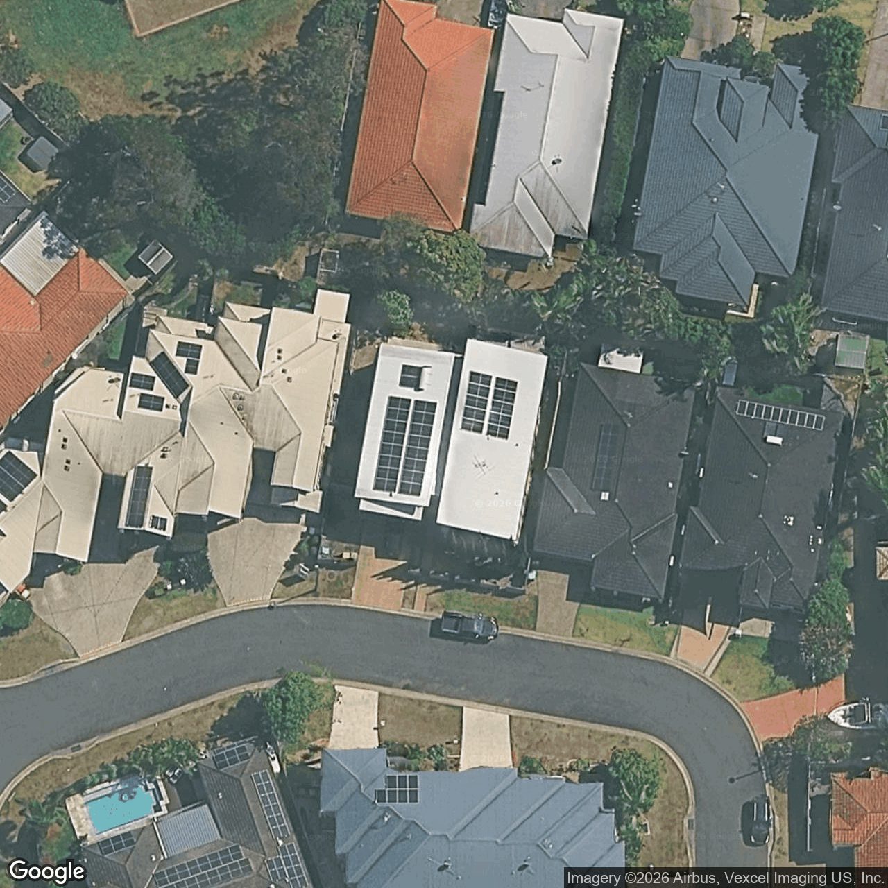 Aerial view of 6 Marciana Crescent, Varsity Lakes QLD 4227