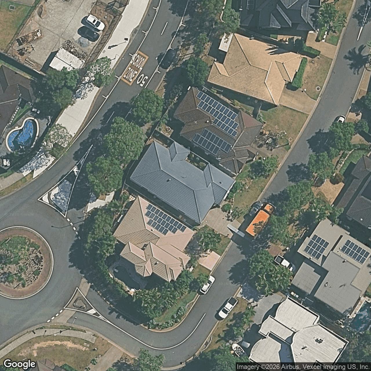 Aerial view of 19 Comore Drive, Varsity Lakes QLD 4227