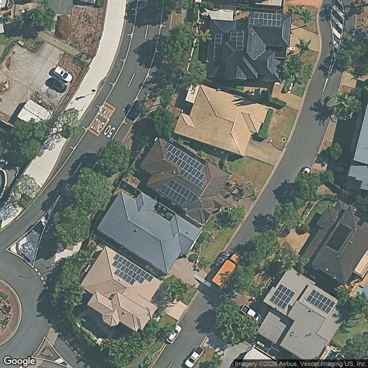 Aerial view of 17 Comore Drive, Varsity Lakes QLD 4227