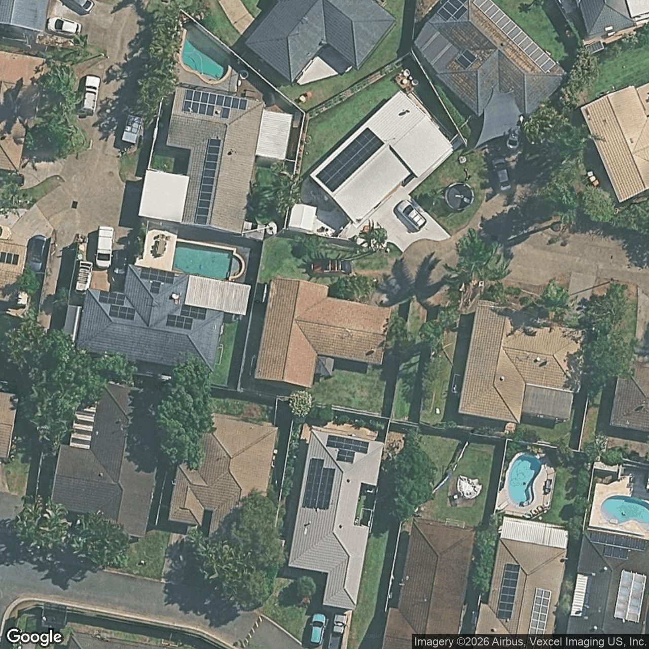 Aerial view of 18 Gladful Court, Varsity Lakes QLD 4227