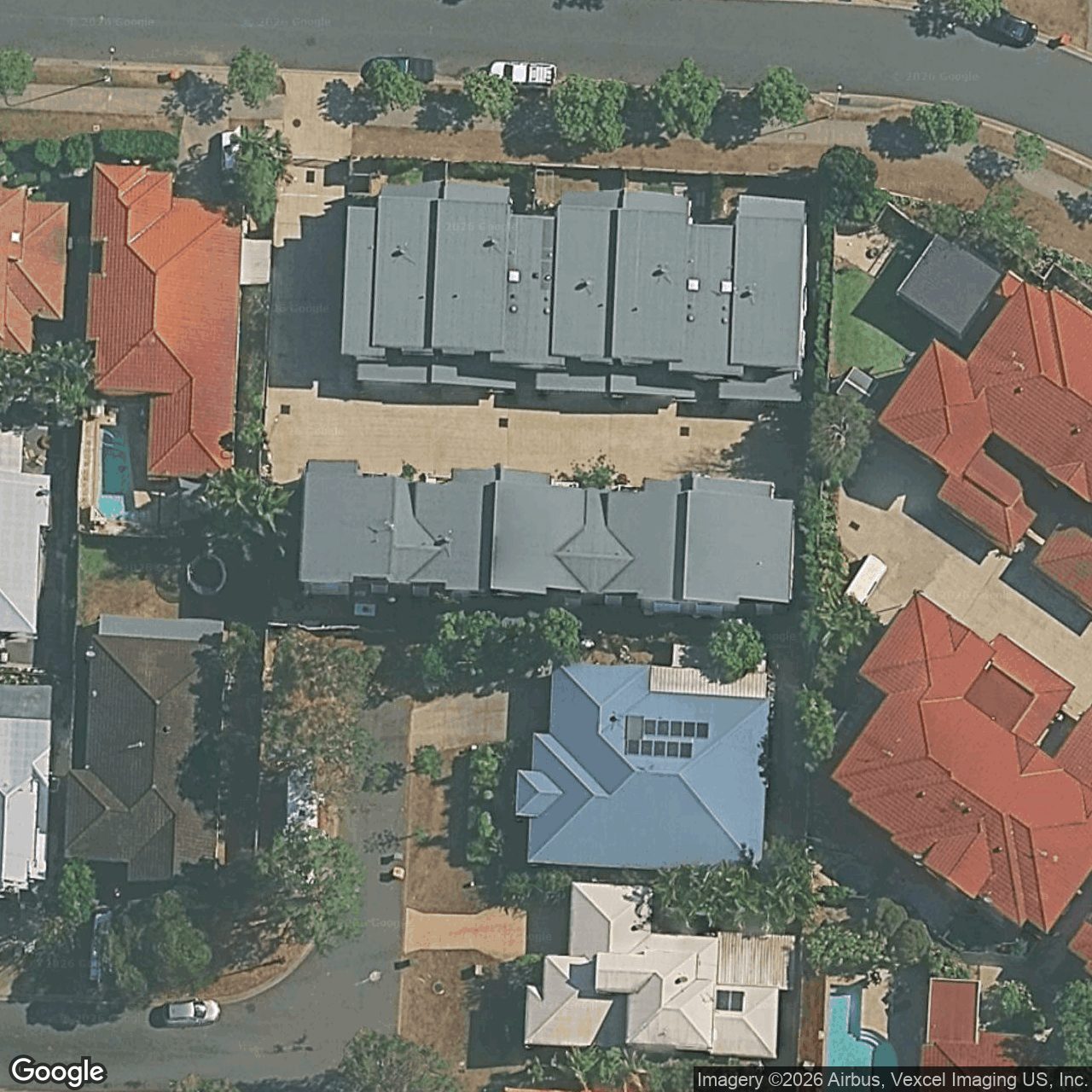 Aerial view of 12 Geraldton Drive, Varsity Lakes QLD 4227