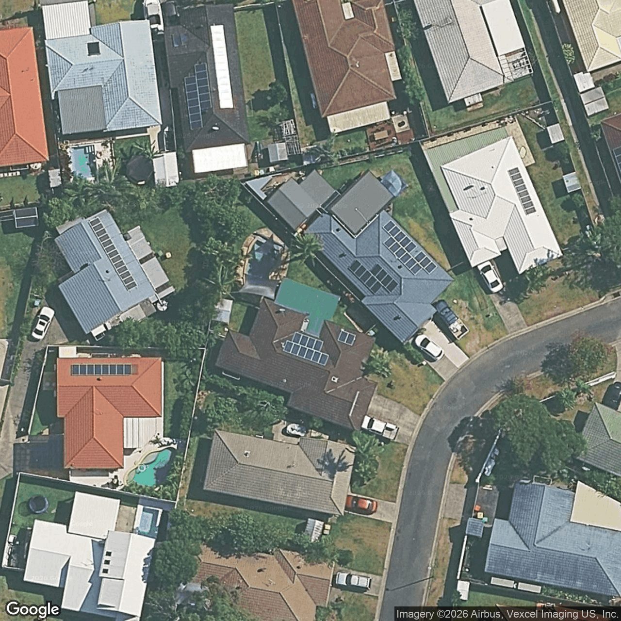 Aerial view of 6 Allegro Place, Varsity Lakes QLD 4227
