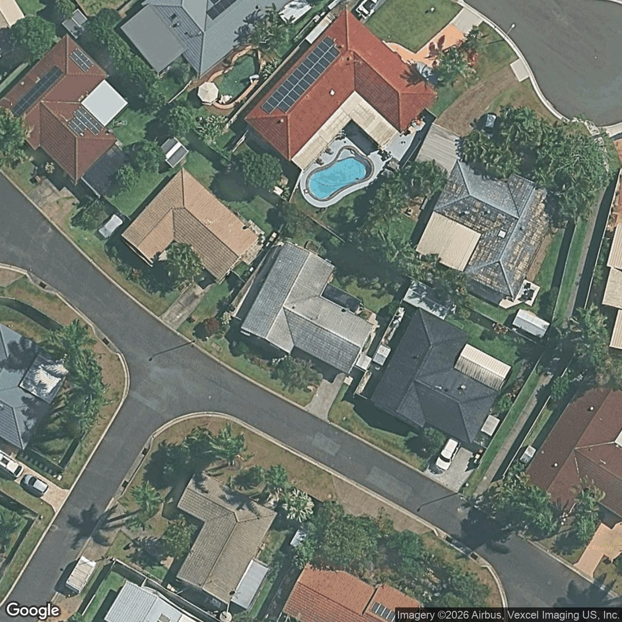 Aerial view of 9 Marscay Avenue, Varsity Lakes QLD 4227