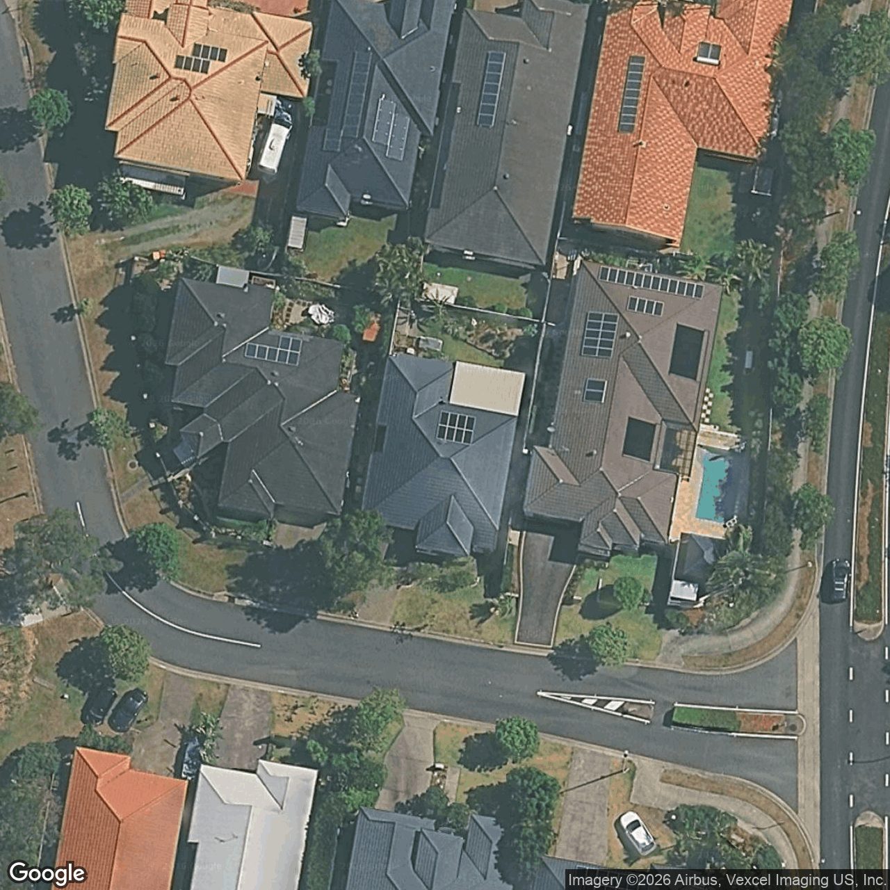 Aerial view of 3 Lantau Crescent, Varsity Lakes QLD 4227