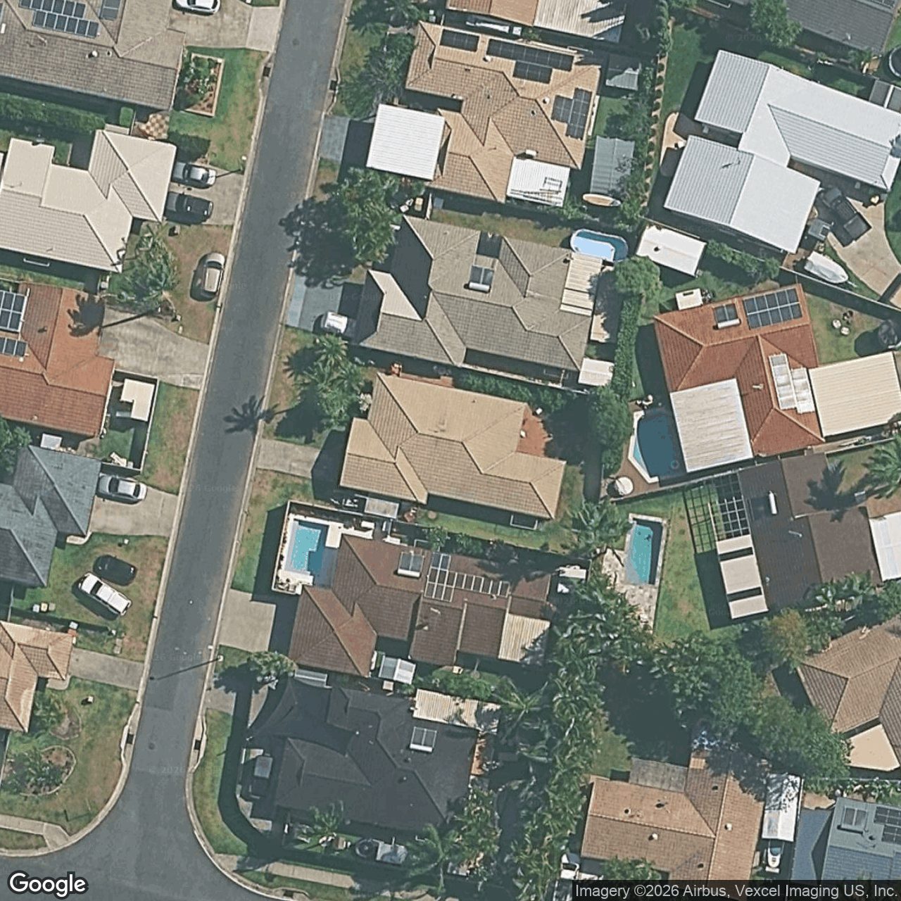 Aerial view of 5 Casetta Court, Varsity Lakes QLD 4227