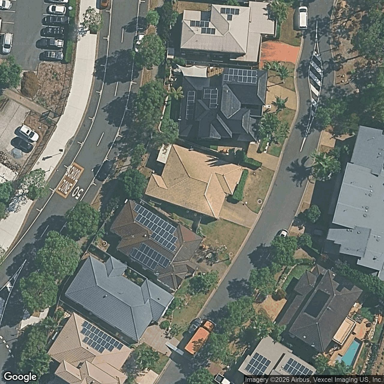 Aerial view of 15 Comore Drive, Varsity Lakes QLD 4227