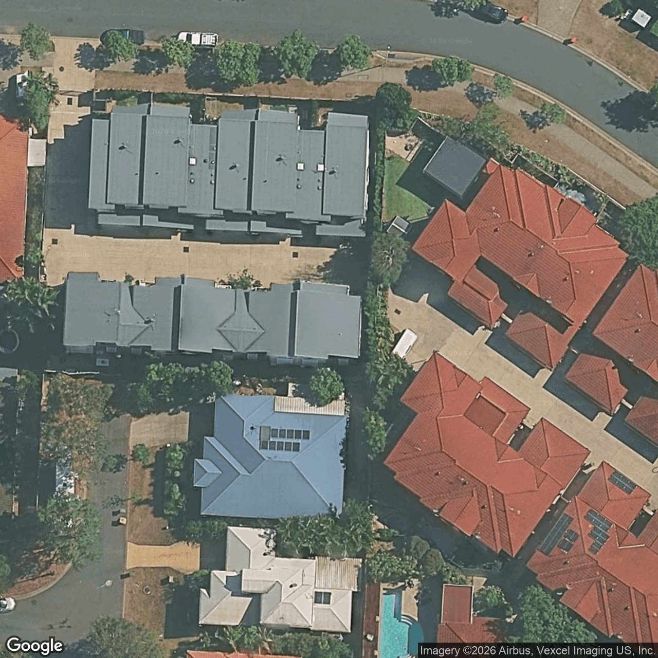 Aerial view of 12 Geraldton Drive, Varsity Lakes QLD 4227