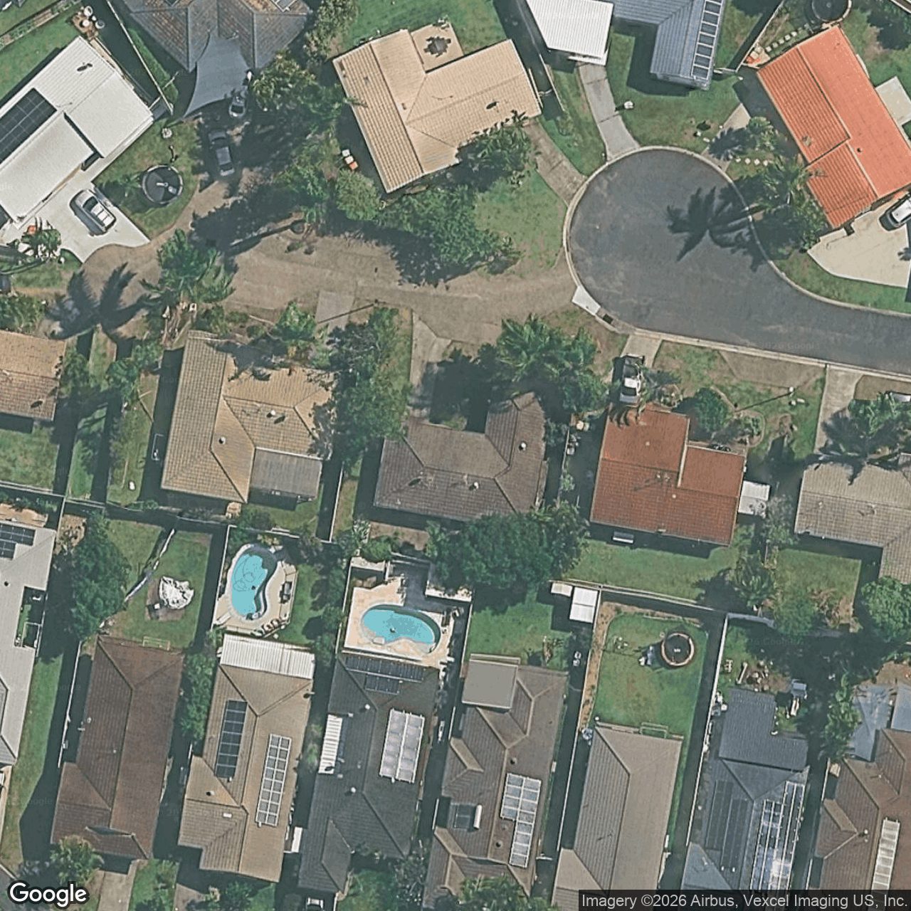 Aerial view of 14 Gladful Court, Varsity Lakes QLD 4227