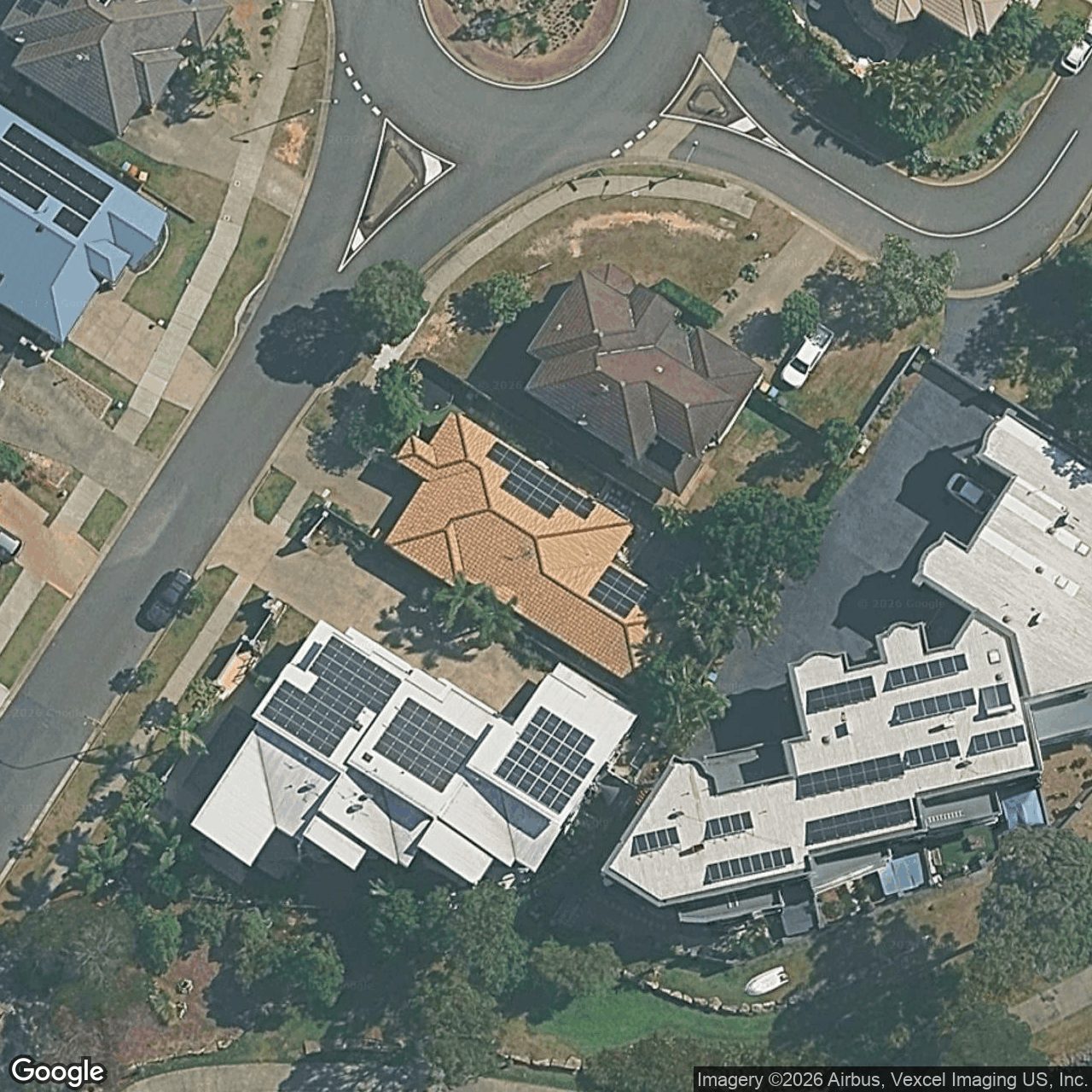 Aerial view of 54 Bridgewater Drive, Varsity Lakes QLD 4227