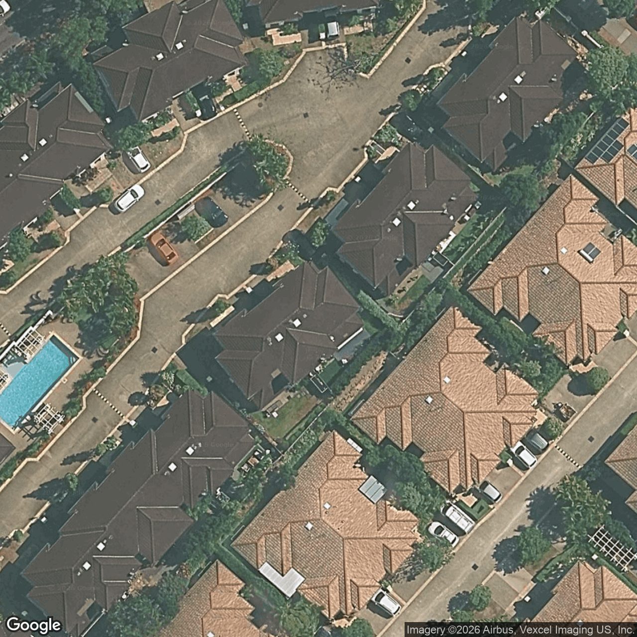 Aerial view of 22/1 Assembly Drive