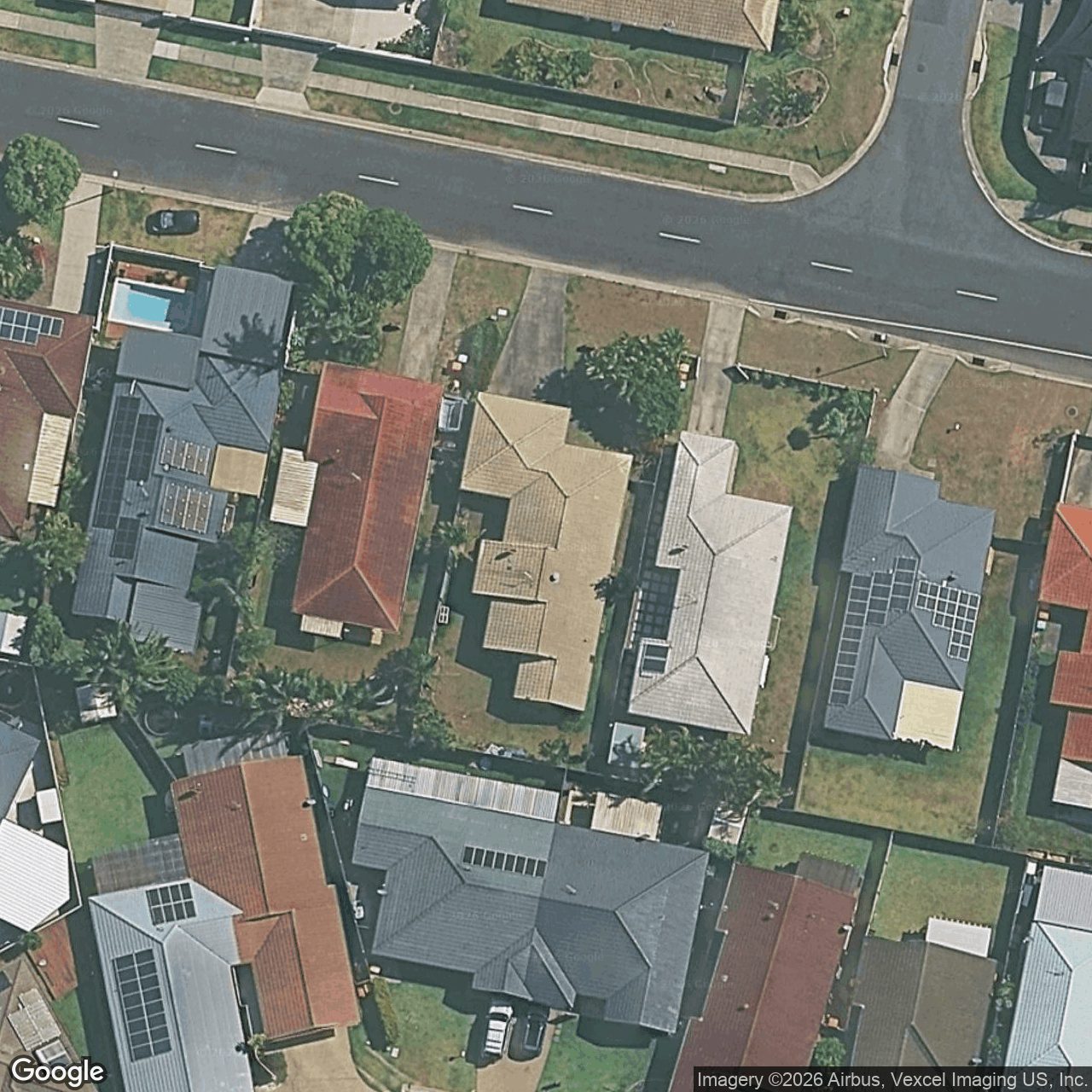Aerial view of 44 Cumberland Drive, Varsity Lakes QLD 4227