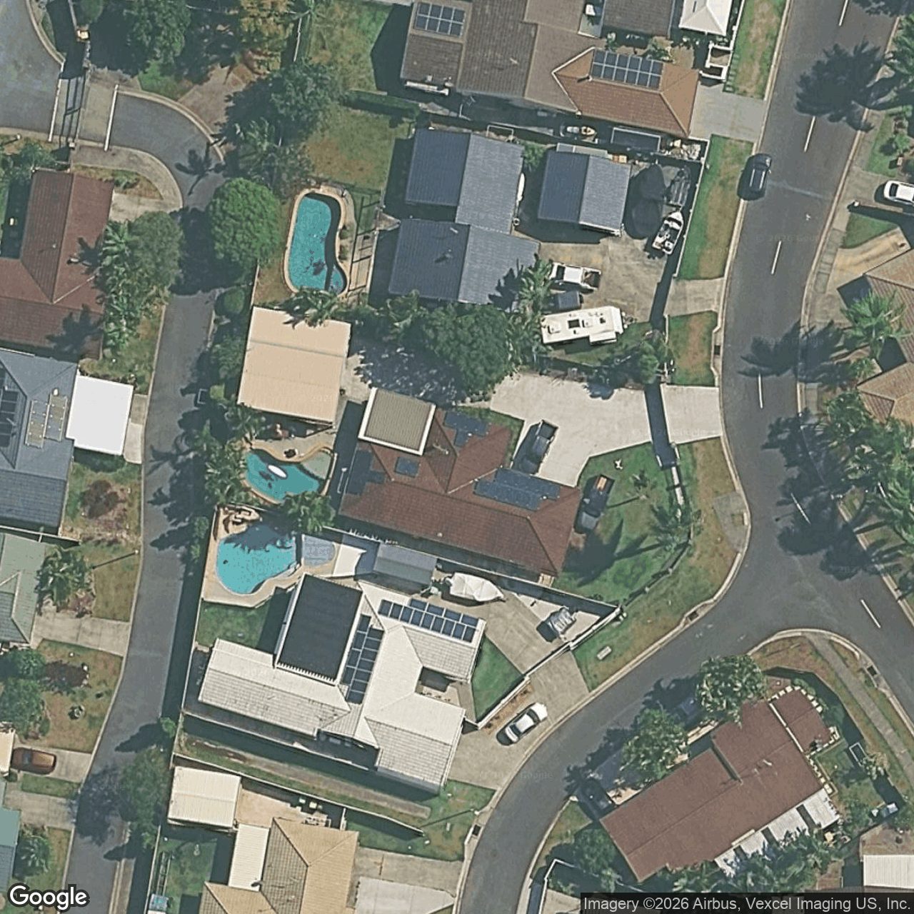 Aerial view of 55 Silvabank Drive, Varsity Lakes QLD 4227