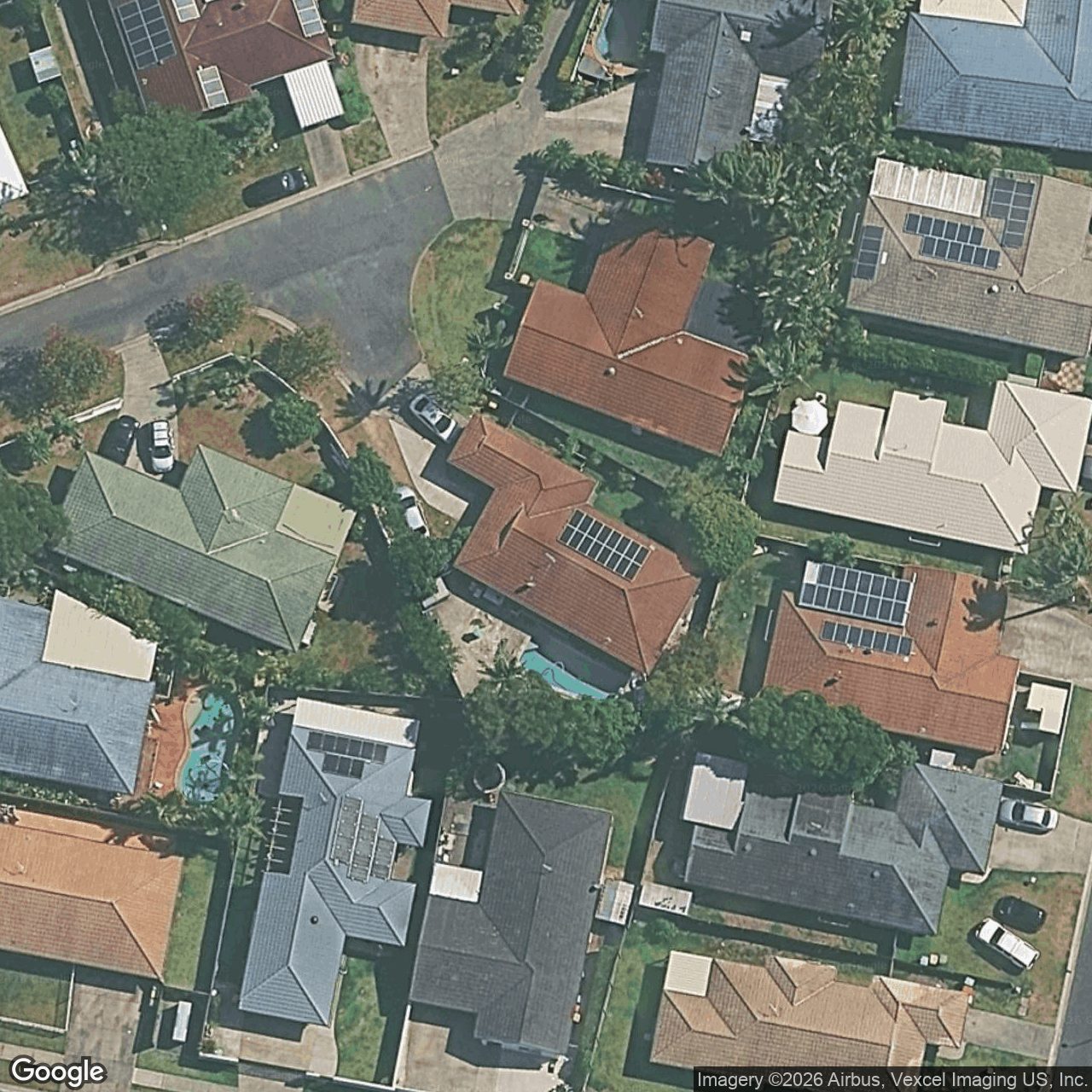 Aerial view of 7 Allegro Place, Varsity Lakes QLD 4227