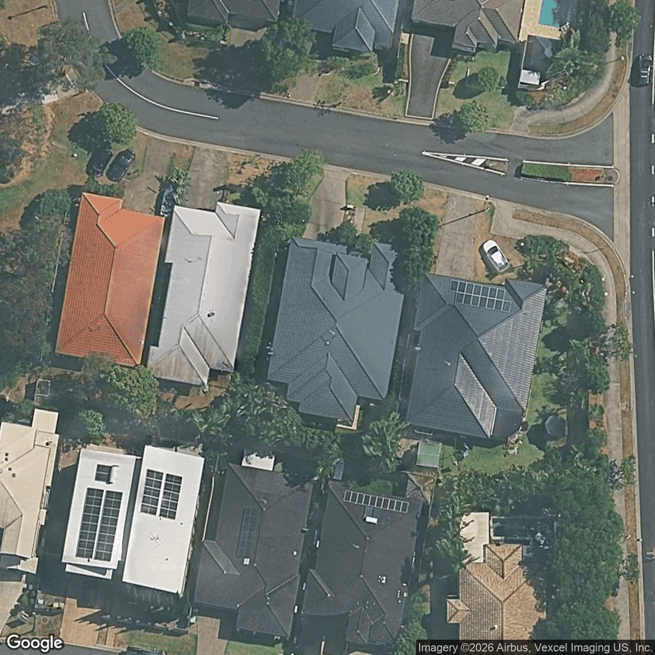 Aerial view of 4 Lantau Crescent, Varsity Lakes QLD 4227