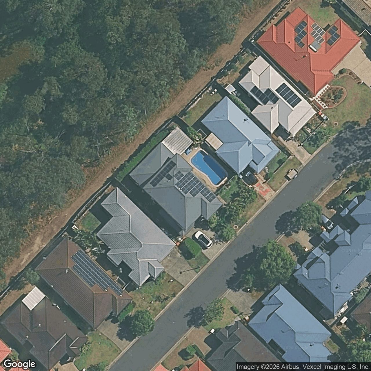 Aerial view of 9 Imperia Crescent, Varsity Lakes QLD 4227