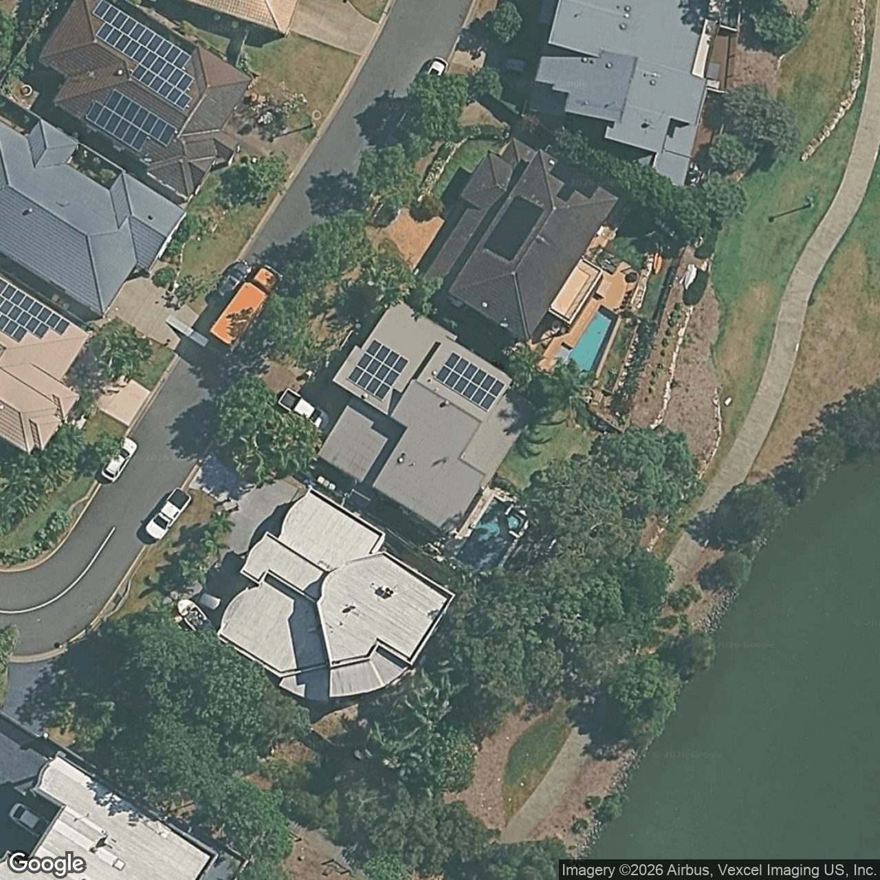 Aerial view of 16 Comore Drive, Varsity Lakes QLD 4227