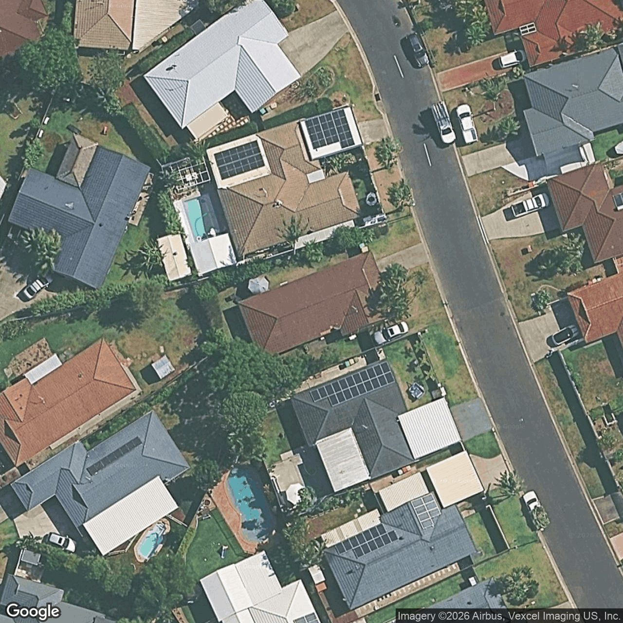 Aerial view of 24 Southlake Drive, Varsity Lakes QLD 4227