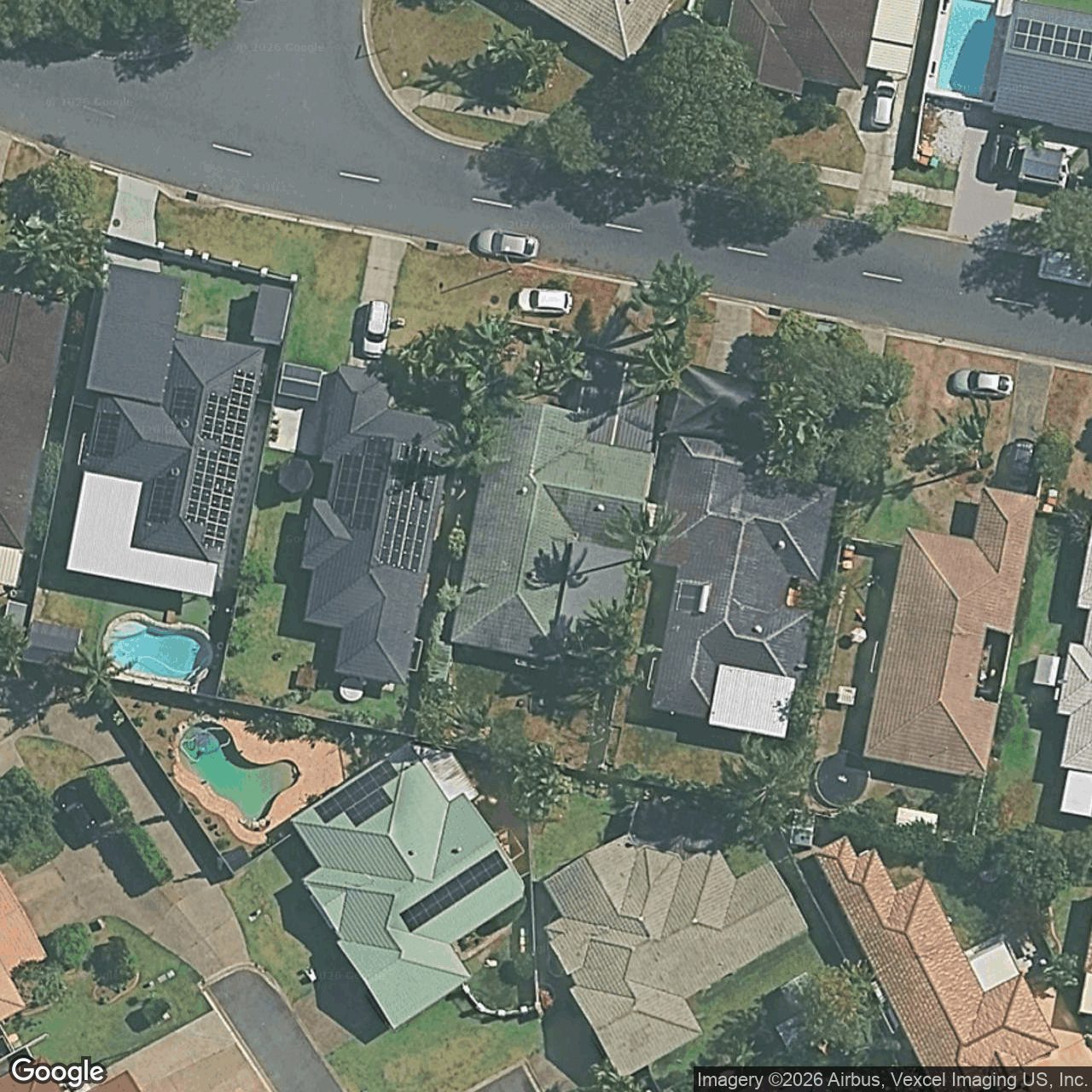 Aerial view of 72 Cumberland Drive, Varsity Lakes QLD 4227