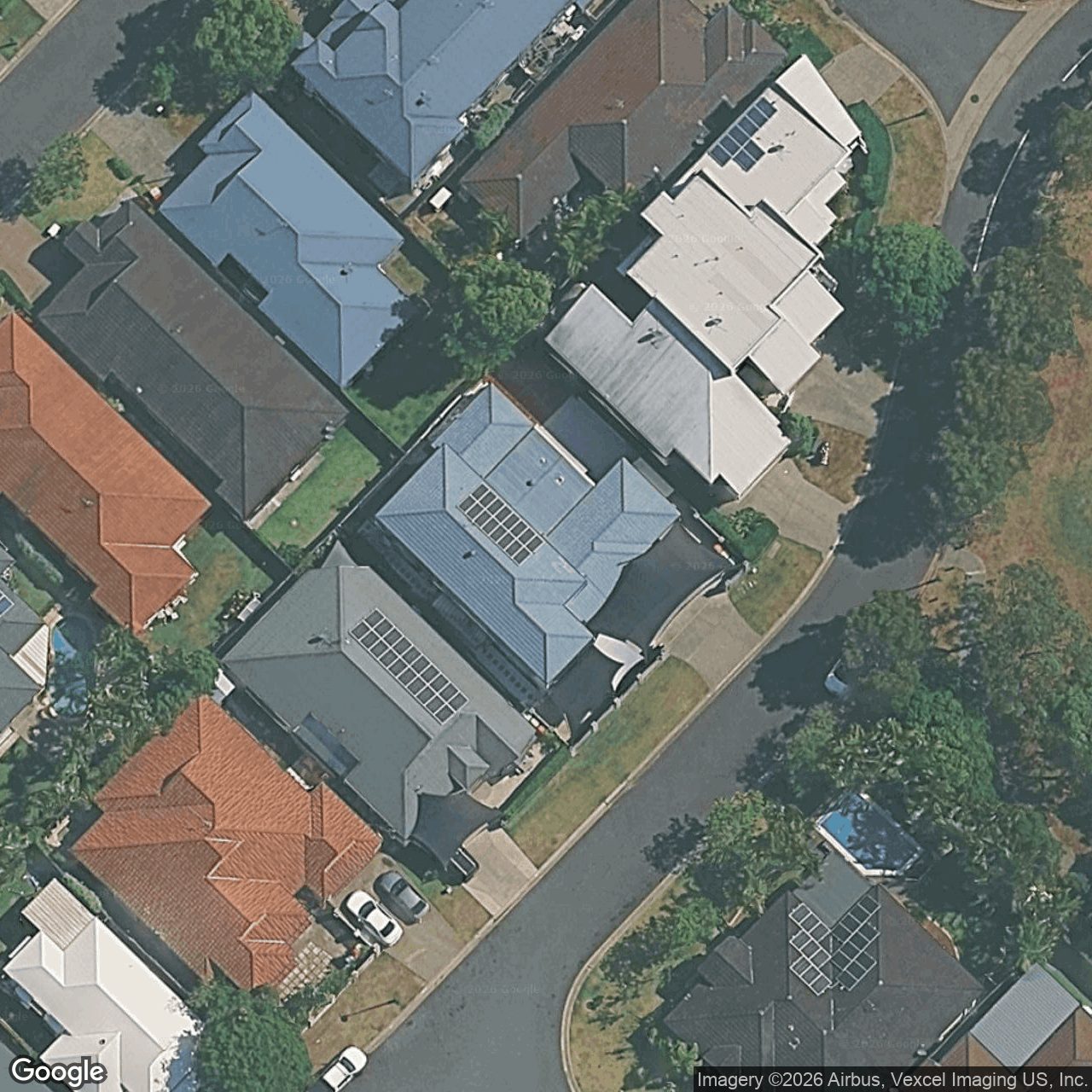 Aerial view of 11 Lantau Crescent, Varsity Lakes QLD 4227
