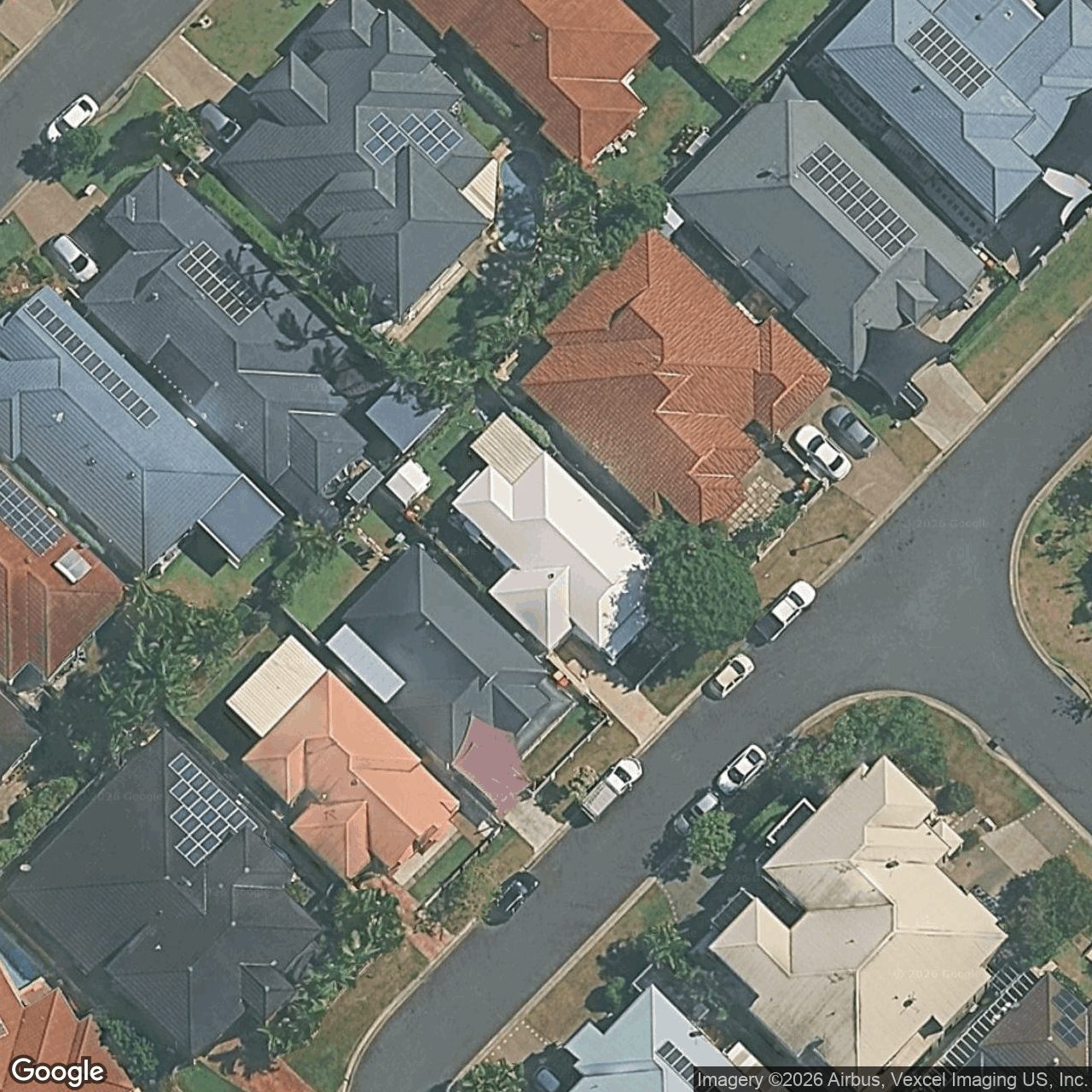 Aerial view of 17 Lantau Crescent, Varsity Lakes QLD 4227