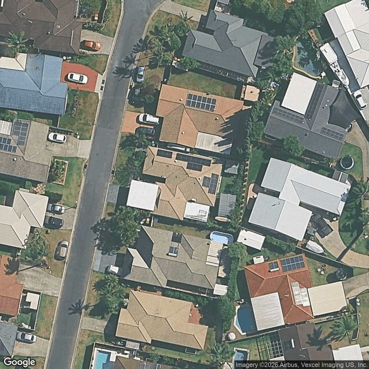 Aerial view of 9 Casetta Court, Varsity Lakes QLD 4227