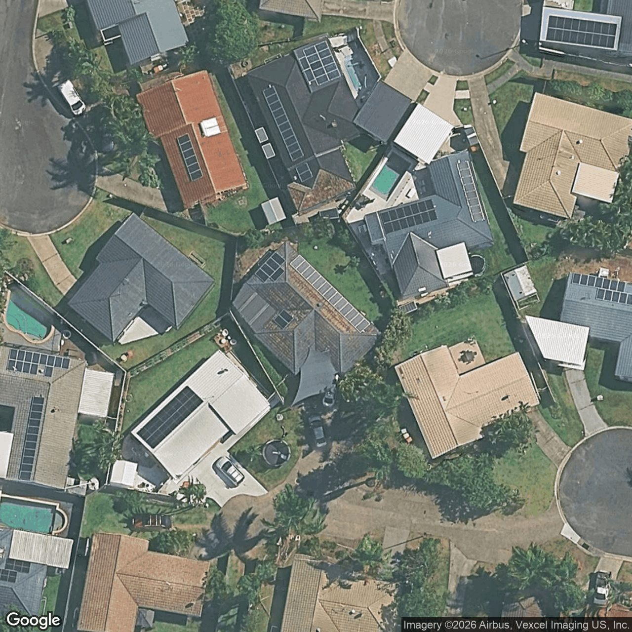 Aerial view of 11 Gladful Court, Varsity Lakes QLD 4227