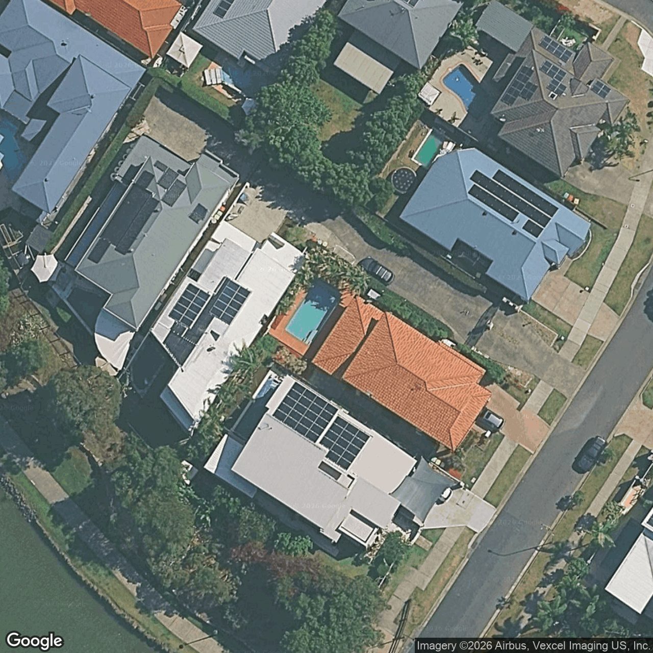 Aerial view of 55 Bridgewater Drive, Varsity Lakes QLD 4227