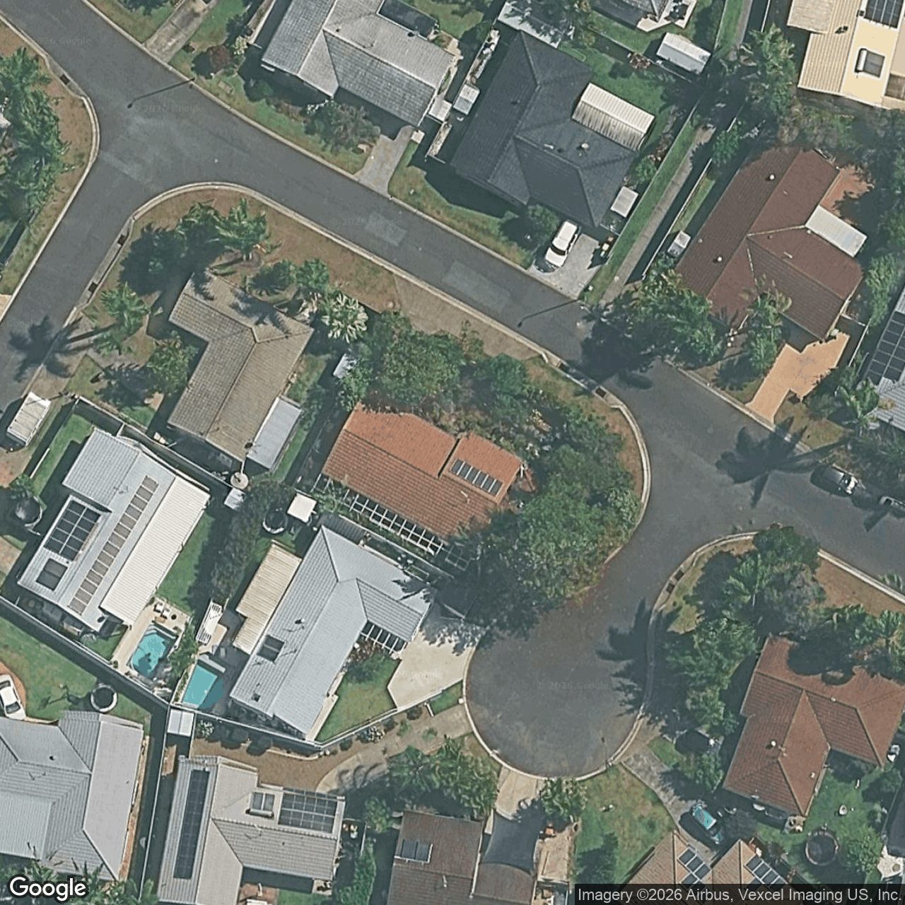 Aerial view of 8 Marscay Avenue, Varsity Lakes QLD 4227