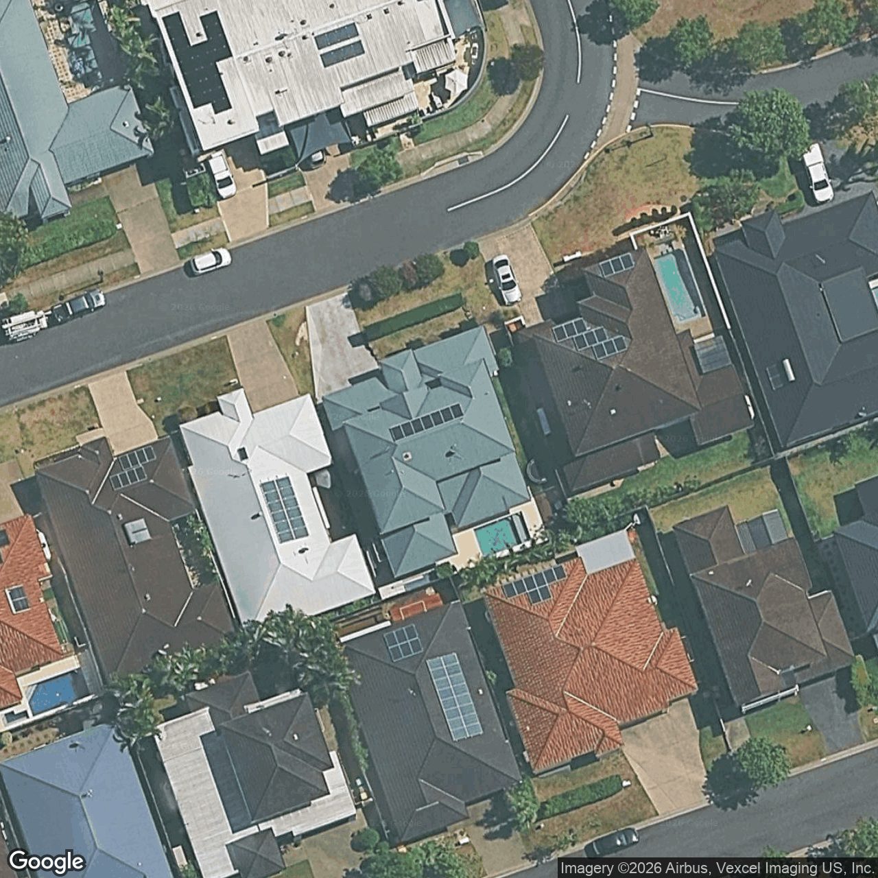 Aerial view of 34 Bayswater Avenue, Varsity Lakes QLD 4227