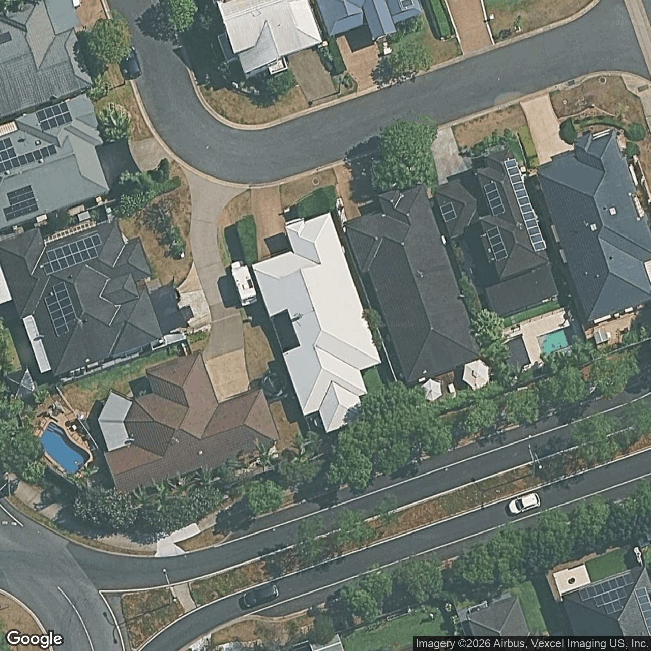 Aerial view of 47 Lantau Crescent, Varsity Lakes QLD 4227