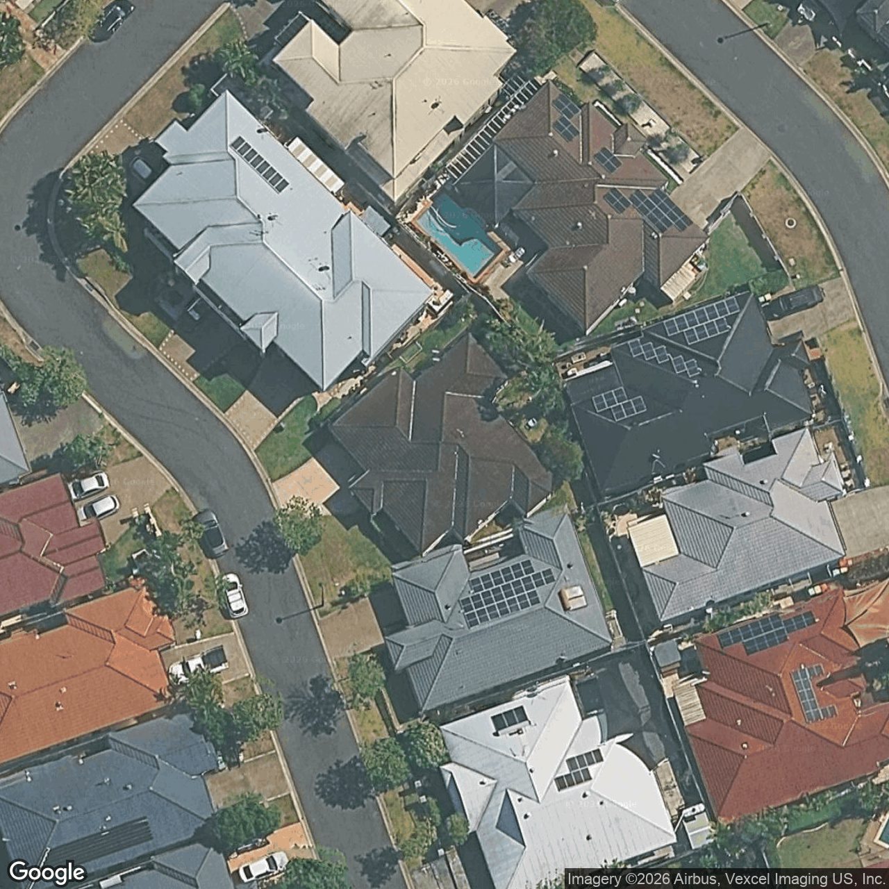 Aerial view of 16 Lantau Crescent, Varsity Lakes QLD 4227