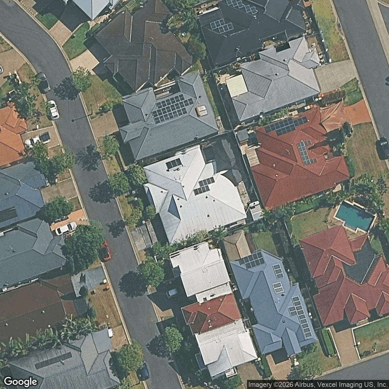 Aerial view of 20 Lantau Crescent, Varsity Lakes QLD 4227
