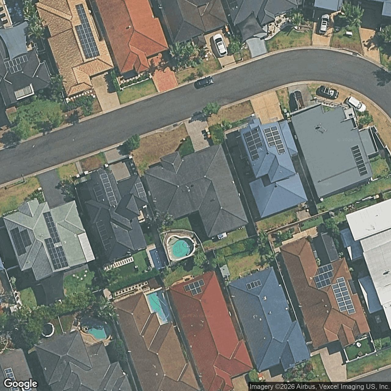 Aerial view of 12 Gerona Circuit, Varsity Lakes QLD 4227