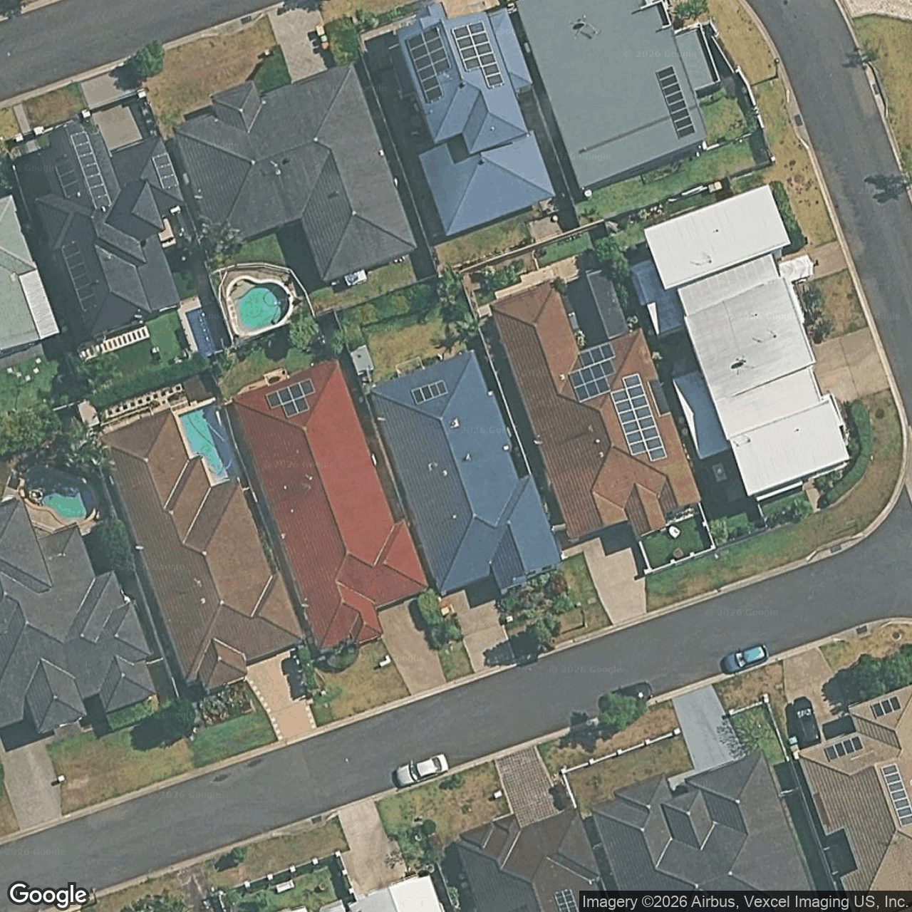 Aerial view of 44 Gerona Circuit, Varsity Lakes QLD 4227