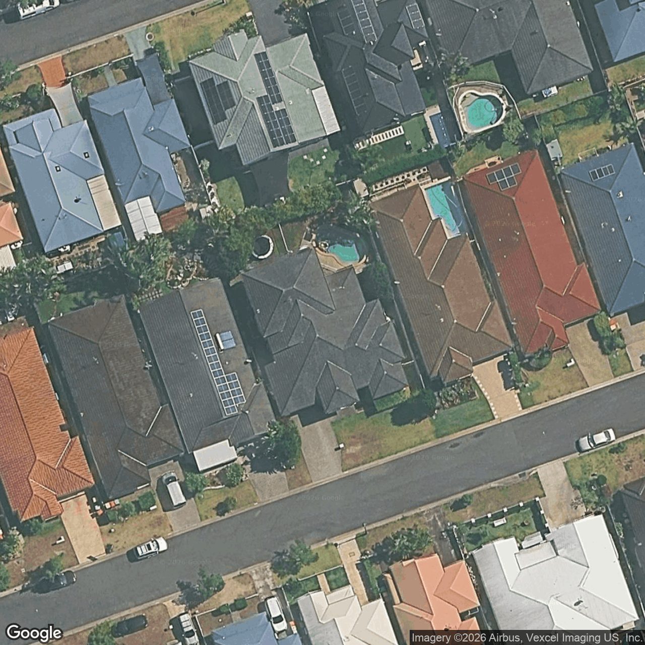 Aerial view of 38 Gerona Circuit, Varsity Lakes QLD 4227
