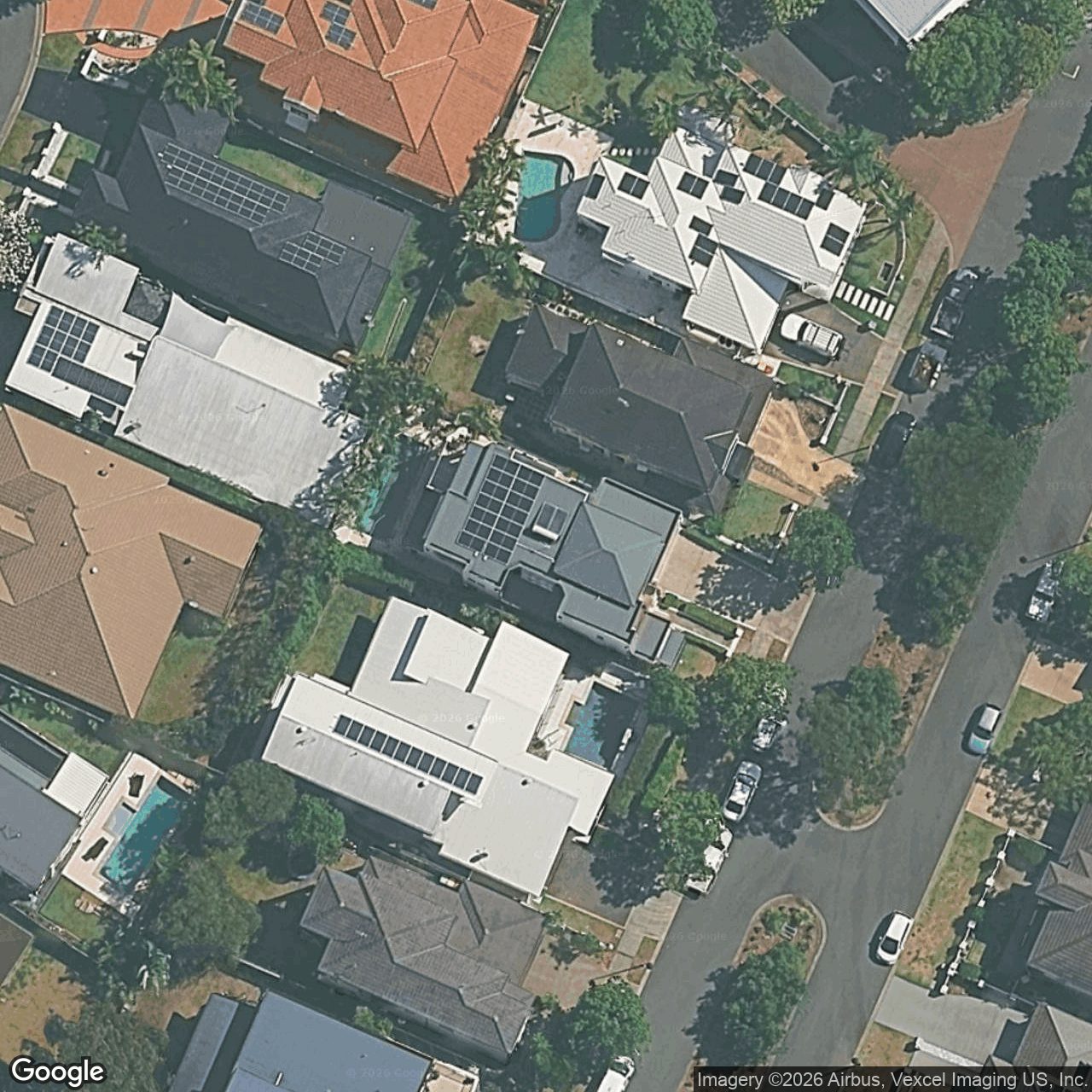 Aerial view of 9 Menton Avenue, Varsity Lakes QLD 4227