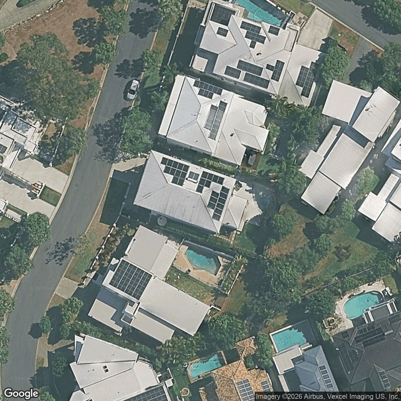 Aerial view of 5 Port Peyra Crescent, Varsity Lakes QLD 4227