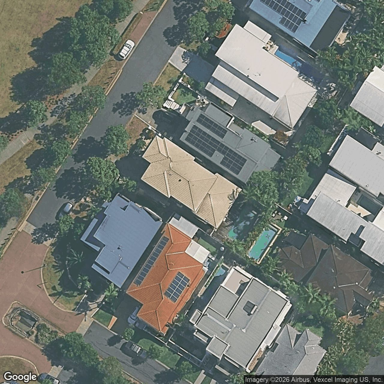 Aerial view of 13 Port Peyra Crescent, Varsity Lakes QLD 4227
