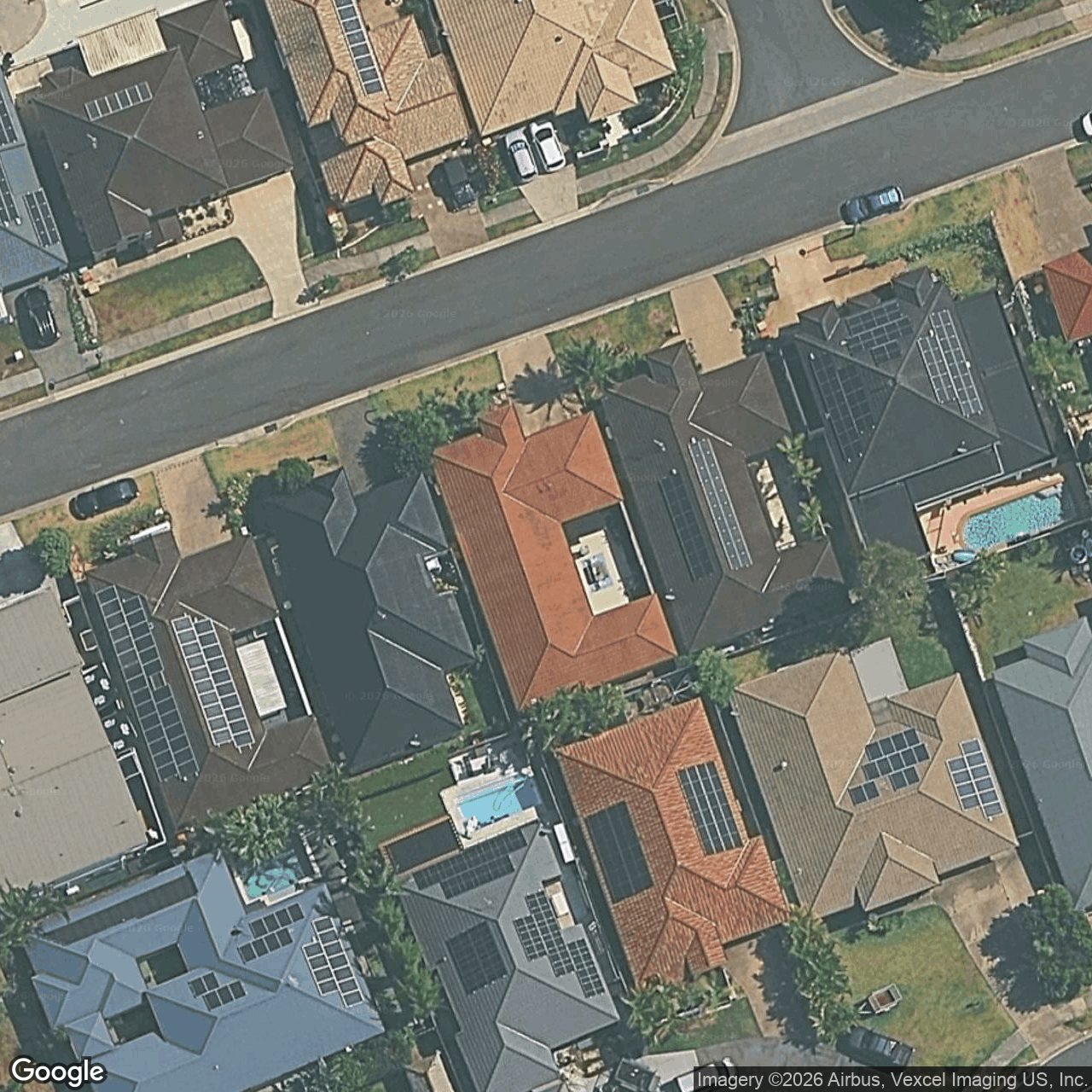 Aerial view of 16 Palma Crescent, Varsity Lakes QLD 4227