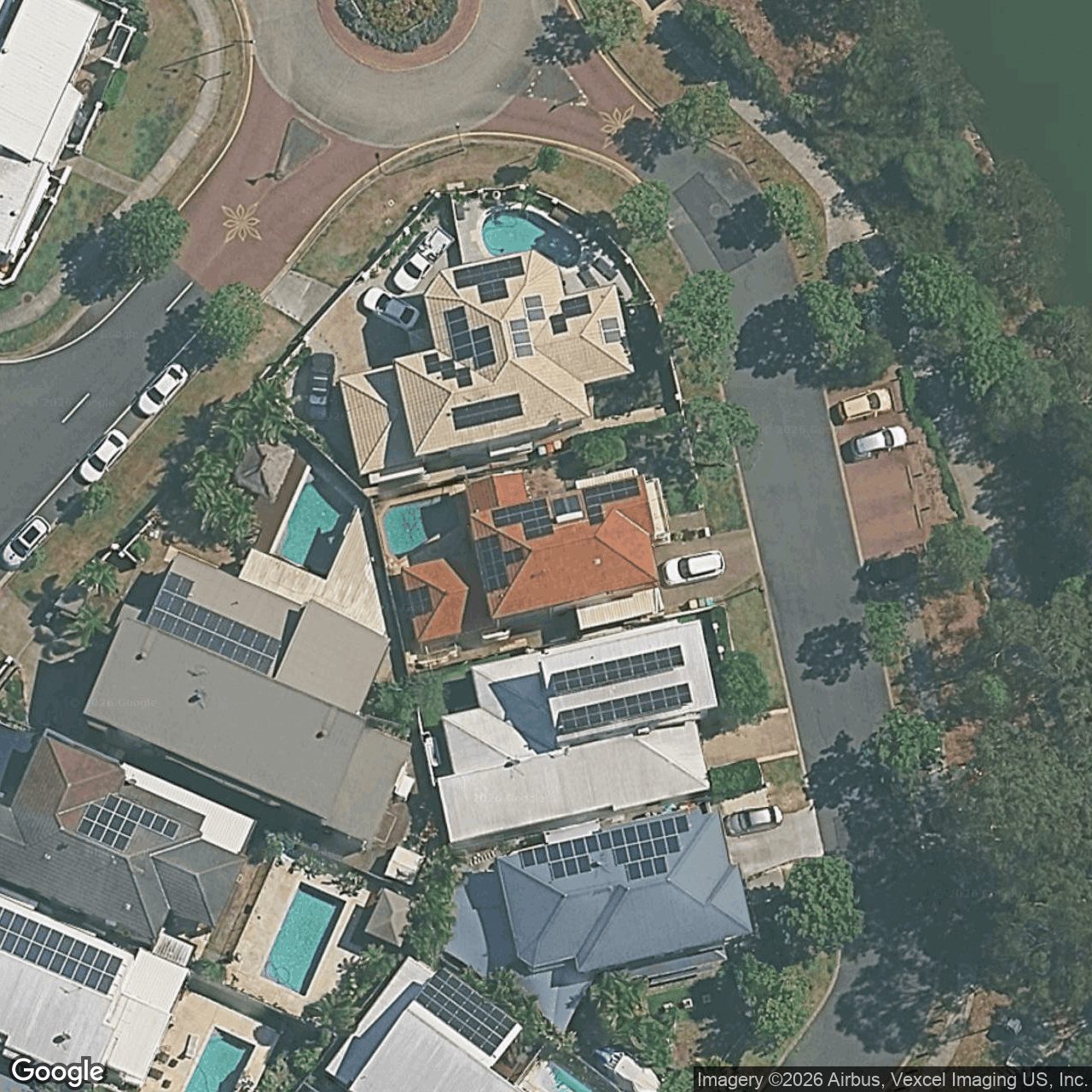 Aerial view of 3 Moyenne Crescent, Varsity Lakes QLD 4227