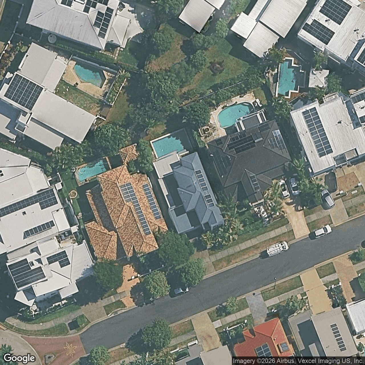 Aerial view of 6 Cezaire Avenue, Varsity Lakes QLD 4227