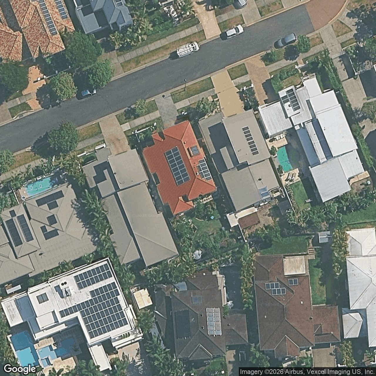 Aerial view of 5 Cezaire Avenue, Varsity Lakes QLD 4227