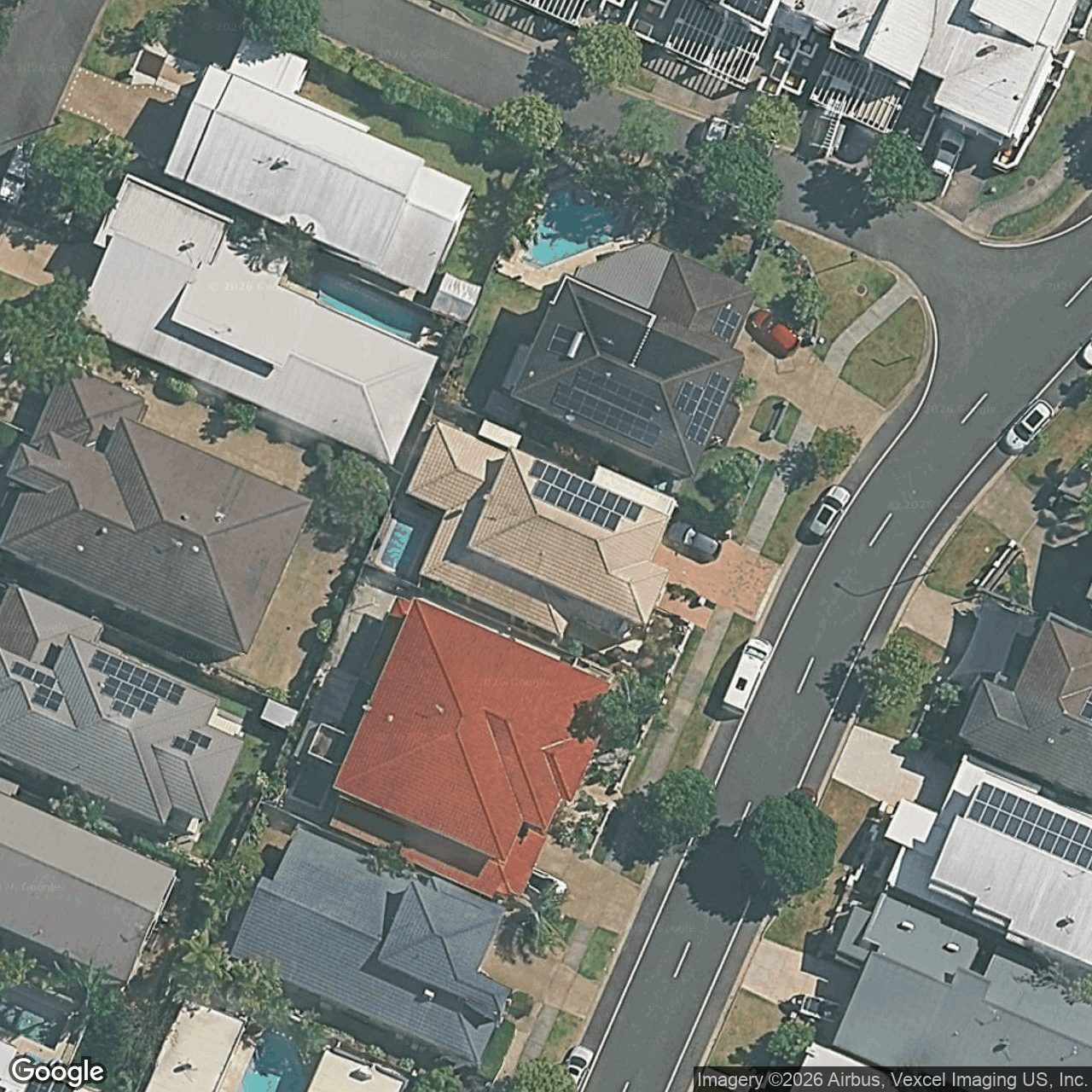 Aerial view of 68 Azzurra Drive, Varsity Lakes QLD 4227