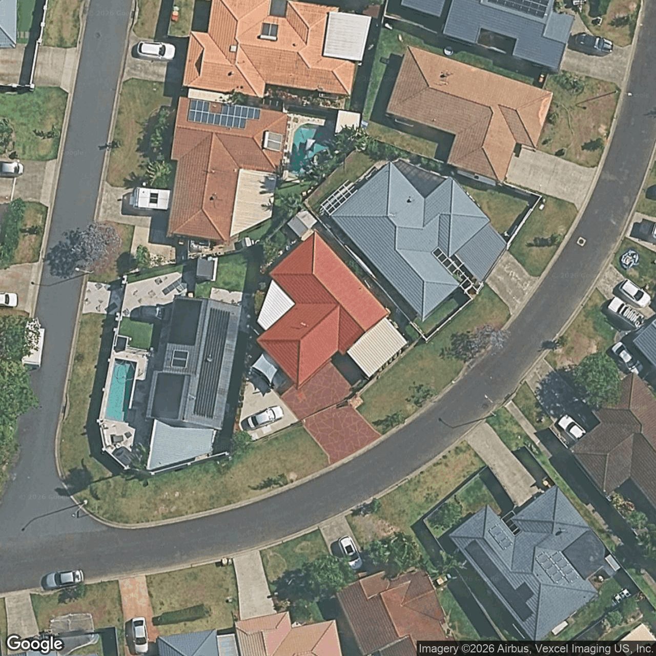 Aerial view of 10 Pristine Court, Varsity Lakes QLD 4227