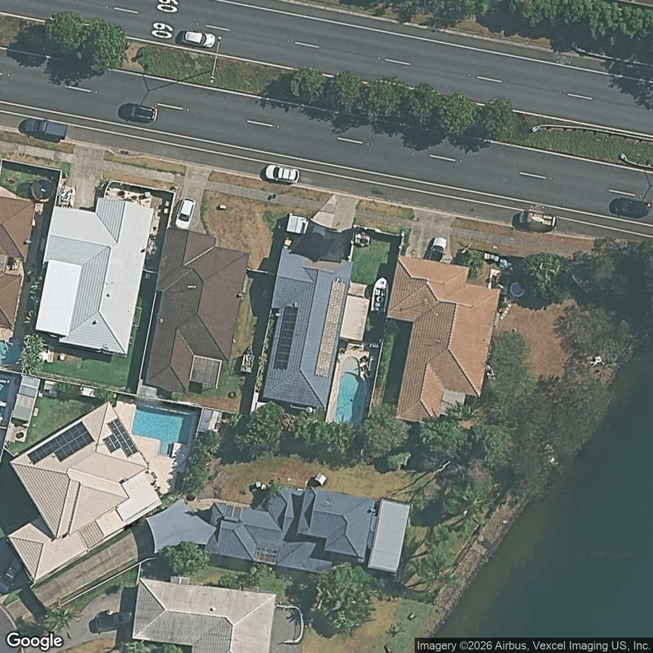 Aerial view of 290 Christine Avenue, Varsity Lakes QLD 4227