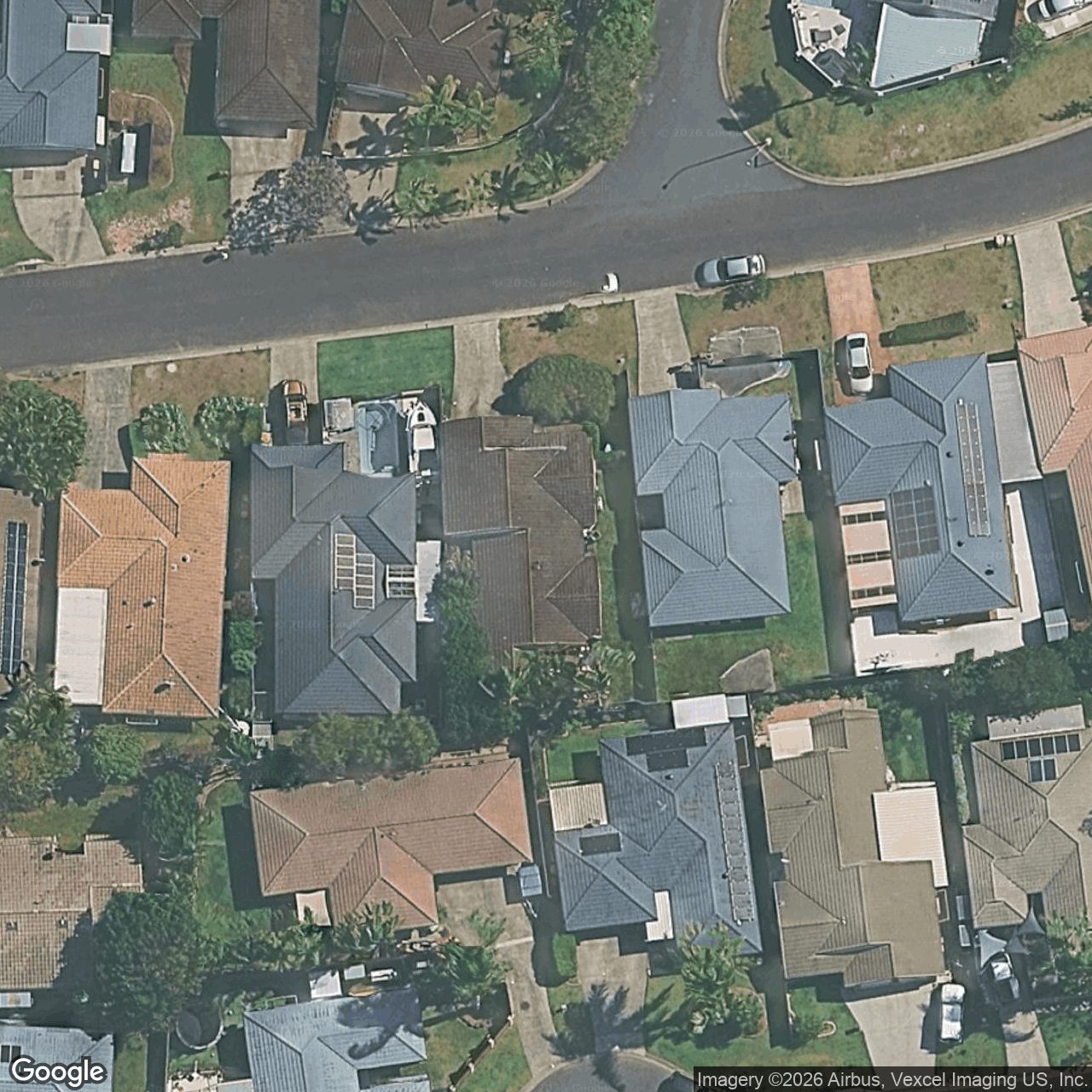 Aerial view of 7 Pristine Court, Varsity Lakes QLD 4227