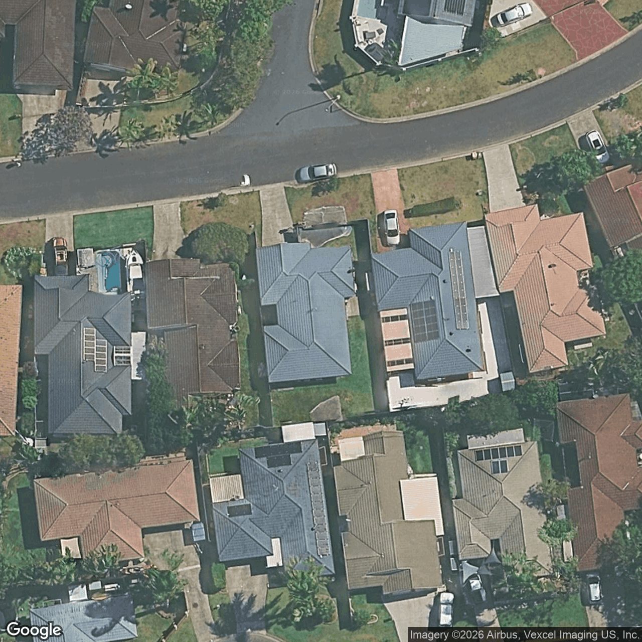 Aerial view of 9 Pristine Court, Varsity Lakes QLD 4227