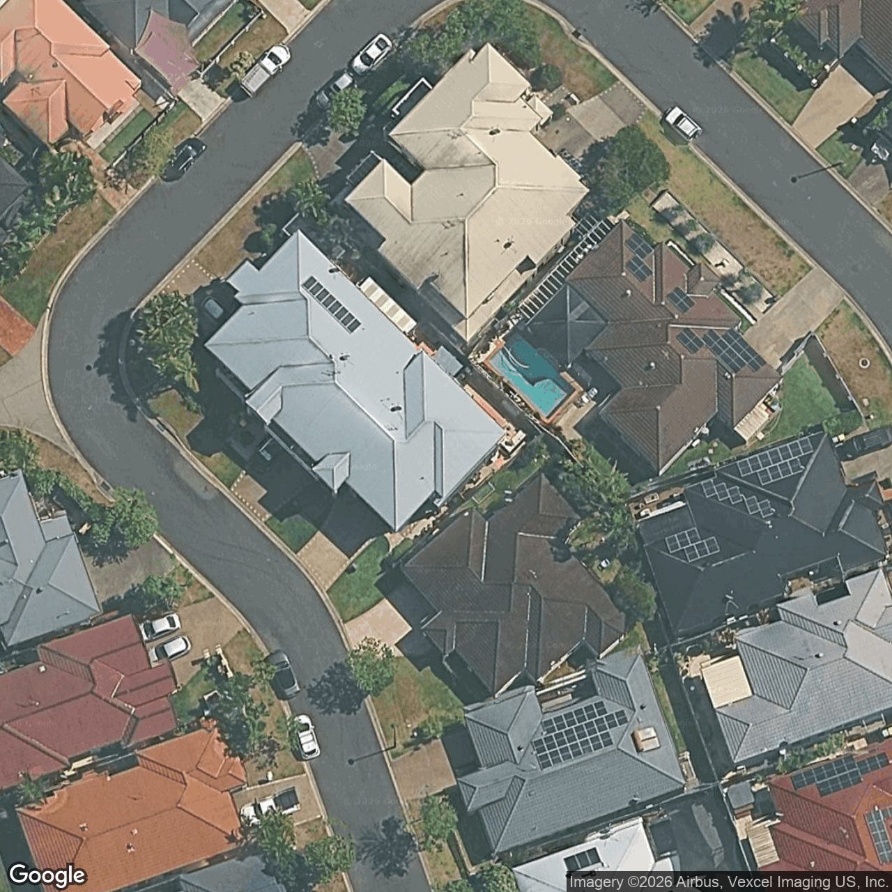 Aerial view of 14 Lantau Crescent, Varsity Lakes QLD 4227