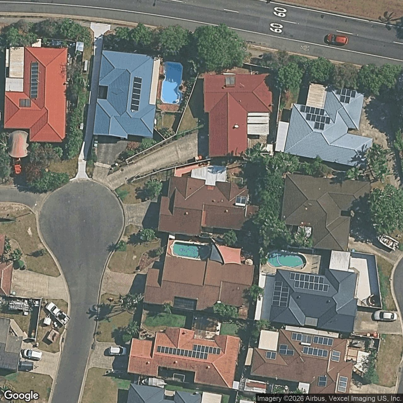 Aerial view of 39 Pristine Court, Varsity Lakes QLD 4227