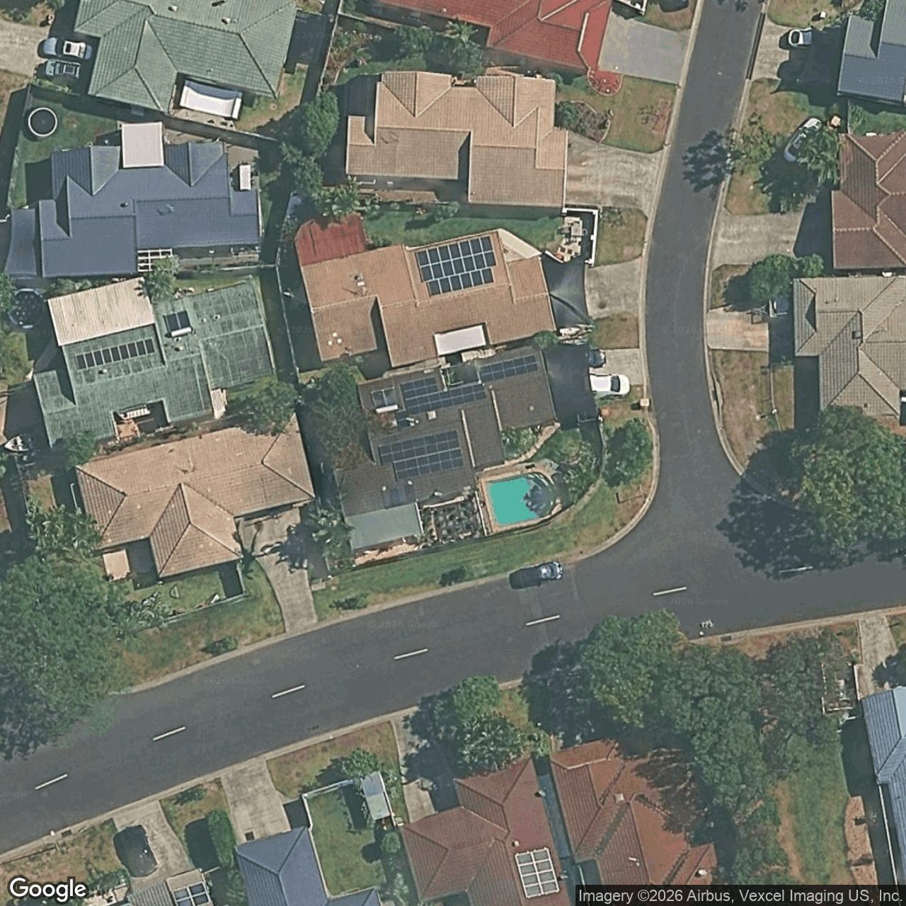 Aerial view of 2 Lolita Court, Varsity Lakes QLD 4227
